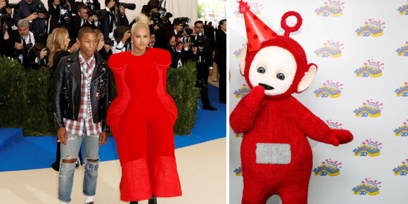 Modellens antrekk på Met-gallaen tar internett med storm: - Ser ut som en Teletubby